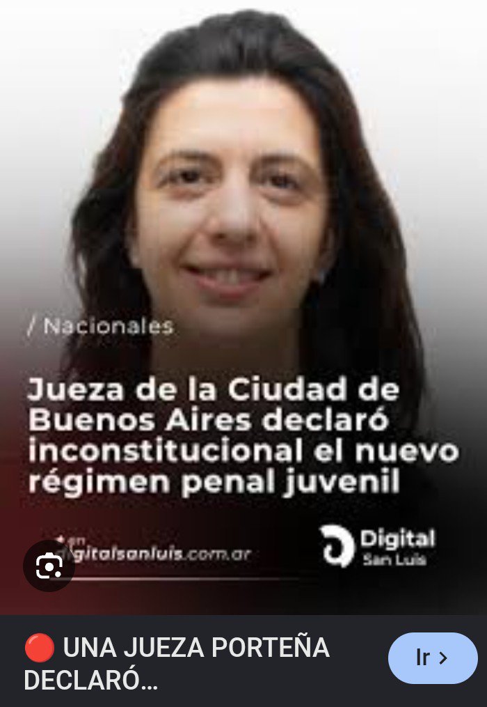 SALASHUGO7574's tweet photo. La jueza LAURA MARINIS ,  peronista Camporista ella pidió a las defensoría que digan que la nueva ley de menores es inconstitucional , lo raro es que  CAROLINA ESTANLEY también se sumó a la movida , ella quien en el gobierno de MACRI engordo a PERSICO Y OTROS . https://t.co/GcF5FGgAde