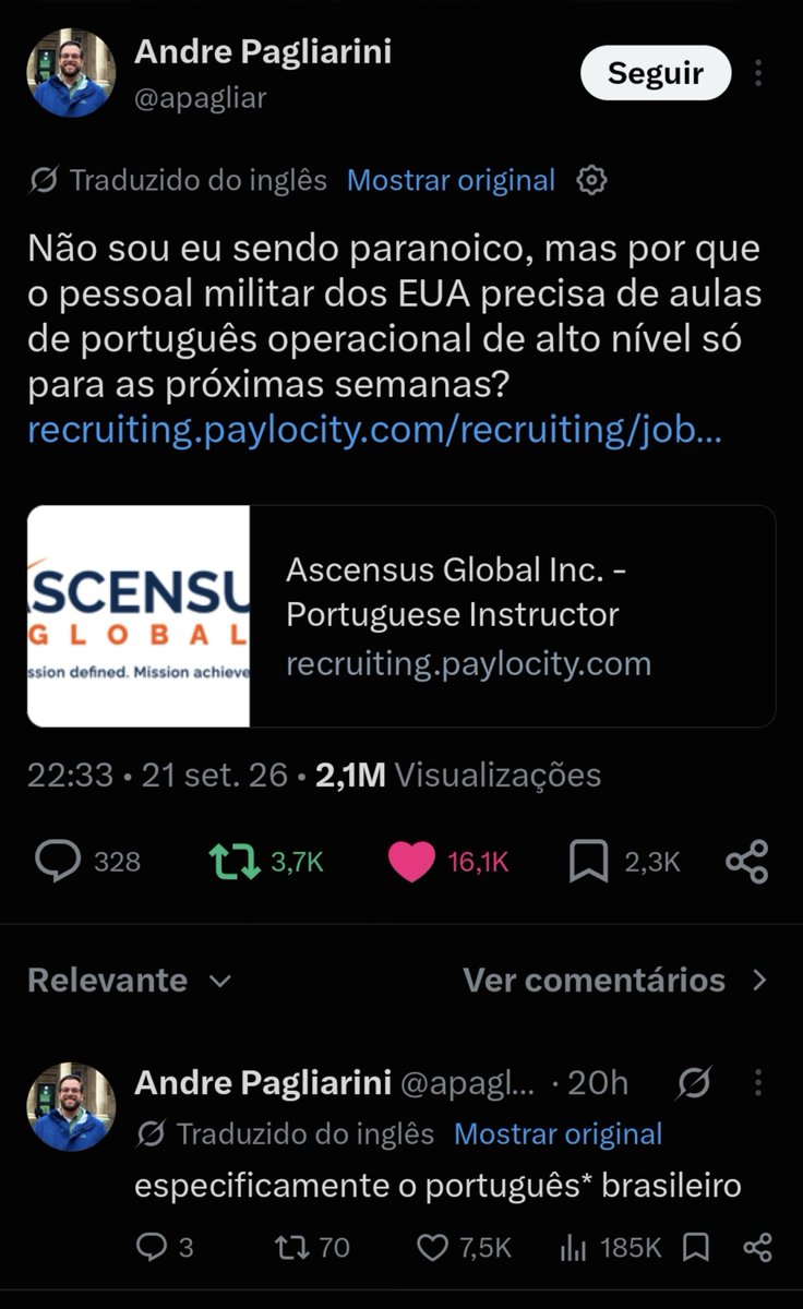 Emanuel_amrg's tweet photo. @CNNBrasil Os Estados Unidos vão invadir o Brasil seu retardado. Não importa se é o Lula; é o seu país sendo invadido por um país opressor que não quer que o Brasil cresça e seja maior que os Estados Unidos. Não pode ter 2 leão 🦁  rei no mesmo bando isso o básico. 
Soberania acima de tudo https://t.co/n9BtlbZXBw