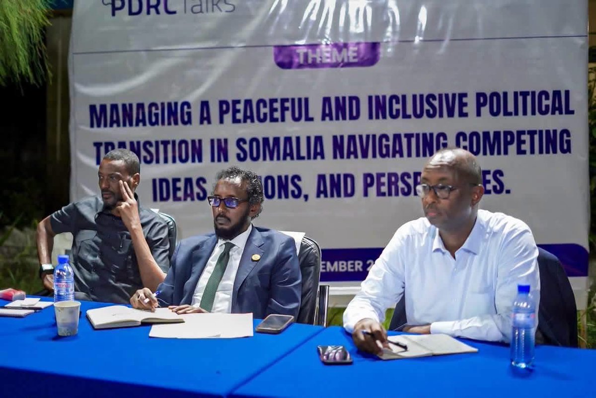 Omar_Hayier's tweet photo. 📍 The 36th PDRC Talks are underway, focusing on a peaceful and inclusive political transition in Somalia. @somalisoul , a respected academic, keep up the good work. @SomaliaPdrc #APC2026 #PDRCTALKS https://t.co/5RBXYNvNHK