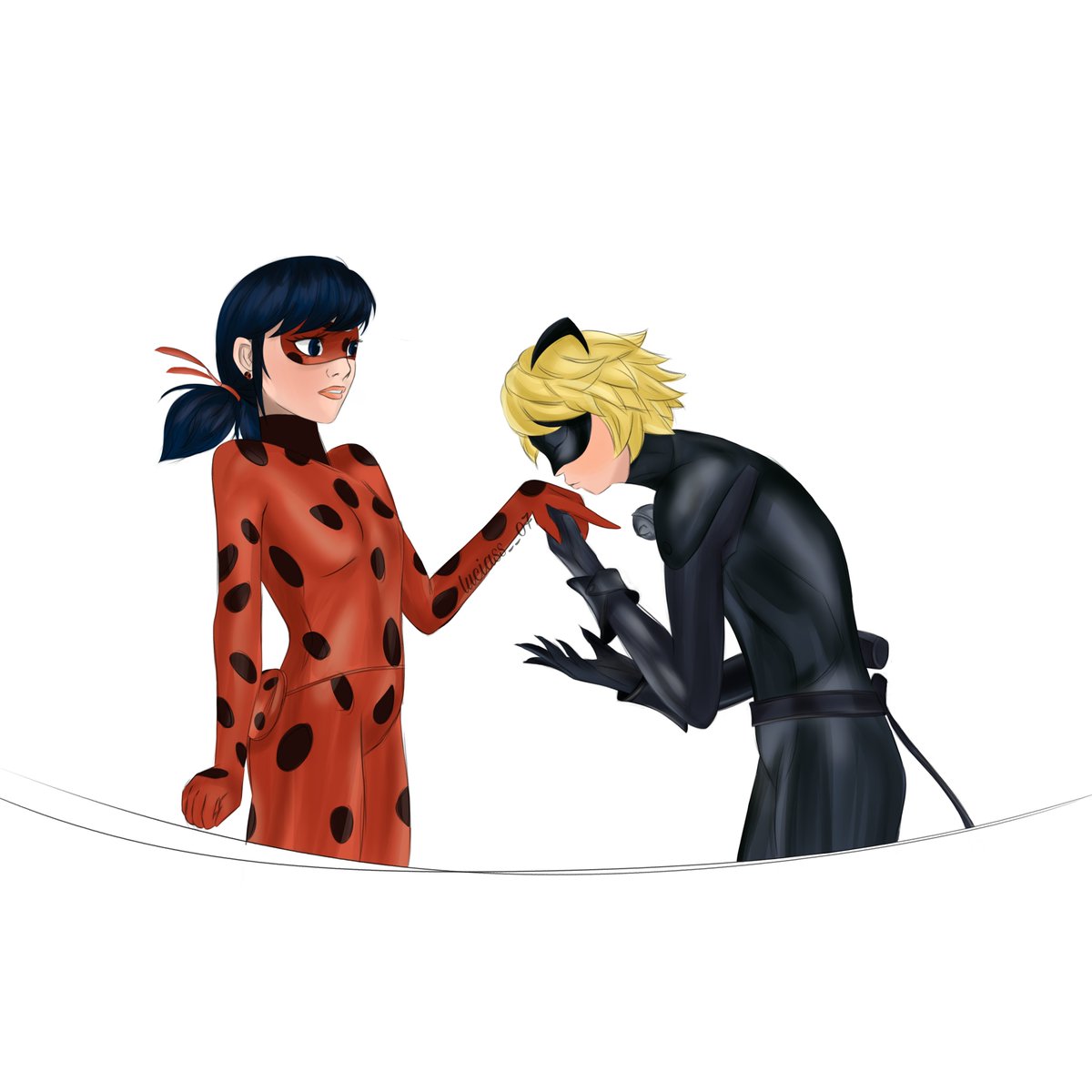 luciass__07's tweet photo. LADYBUG &amp; CHAT NOIR 🐞🐈‍⬛

#ladybug #catnoir #chatnoir #fanart #digital https://t.co/H8dvKby2mQ