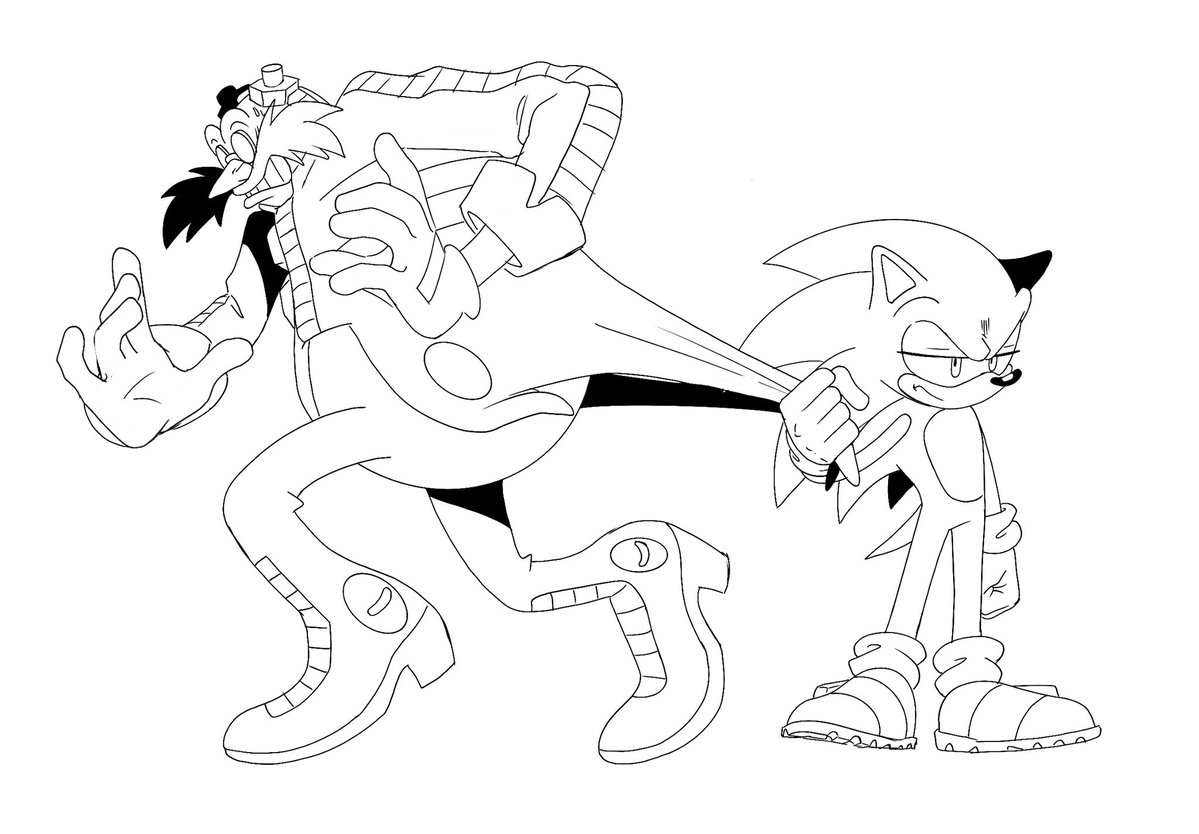 JadePesky's tweet photo. Where’re you running off to, Eggy?

#sonicthehedgehog #eggman https://t.co/IW0e0AWHuA