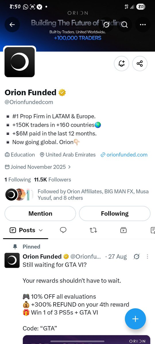 Forex_leaner's tweet photo. @Ahmad_lambo @Orionfundedcom @OrionAffiliates @HTU_FX @DawdaOntop @Alphaspectral01 https://t.co/rtXb0oWDPF