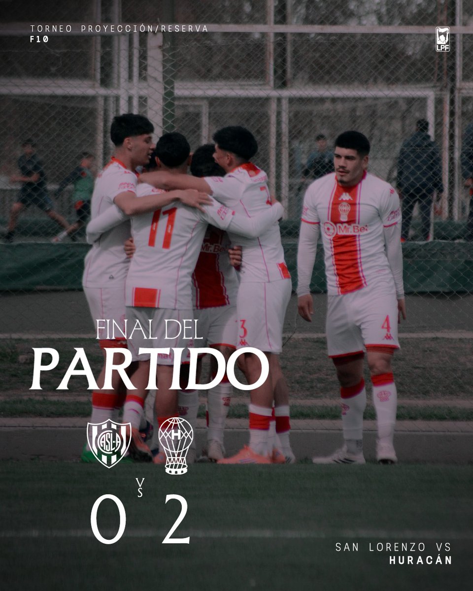 CAHuracan's tweet photo. ¡Triunfazo de la Reserva! 📣

⚽ El equipo conducido por Mauro Milano se quedó con el clásico: venció 2-0 a San Lorenzo en Ciudad Deportiva con los goles de Uribe y Soto, por la Fecha 10 del #TorneoProyección.

El próximo compromiso será el miércoles 30/9 a las 15 horas frente a Platense en Saavedra 🔜

¡Vamos los pibes!
#VamosGlobo🎈
#HuracánYNadaMás