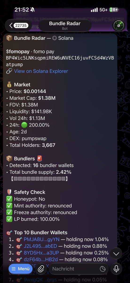 MrsCryptoV's tweet photo. @SmokeToGrow @fomopayapp 2.4% bundle ?😅stop fudding u noob. https://t.co/jB7mgD4PH7