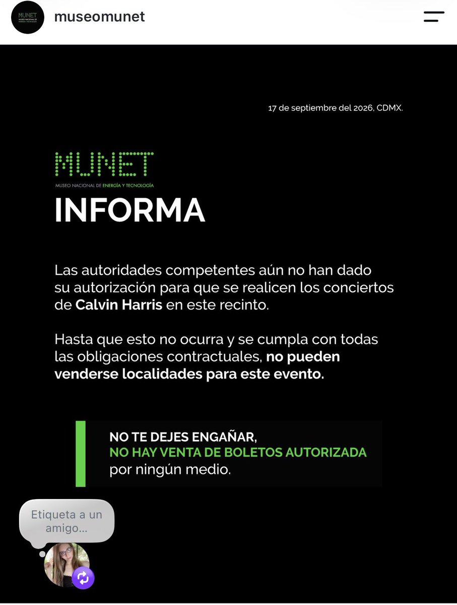 zeltzinjuareze's tweet photo. ¡Qué fraude! Yo bien emocionada porque me llegó el aviso de preventa y resulta que ni el evento está autorizado, se quedaron con $1,800 míos, qué bueno que pude cancelar a tiempo el segundo cobro. 

Gracias a mis seguidores que me alertaron. 

Ojo aquí @Profeco 👇🏻

@GobCDMX https://t.co/eCyP0Ic3rY