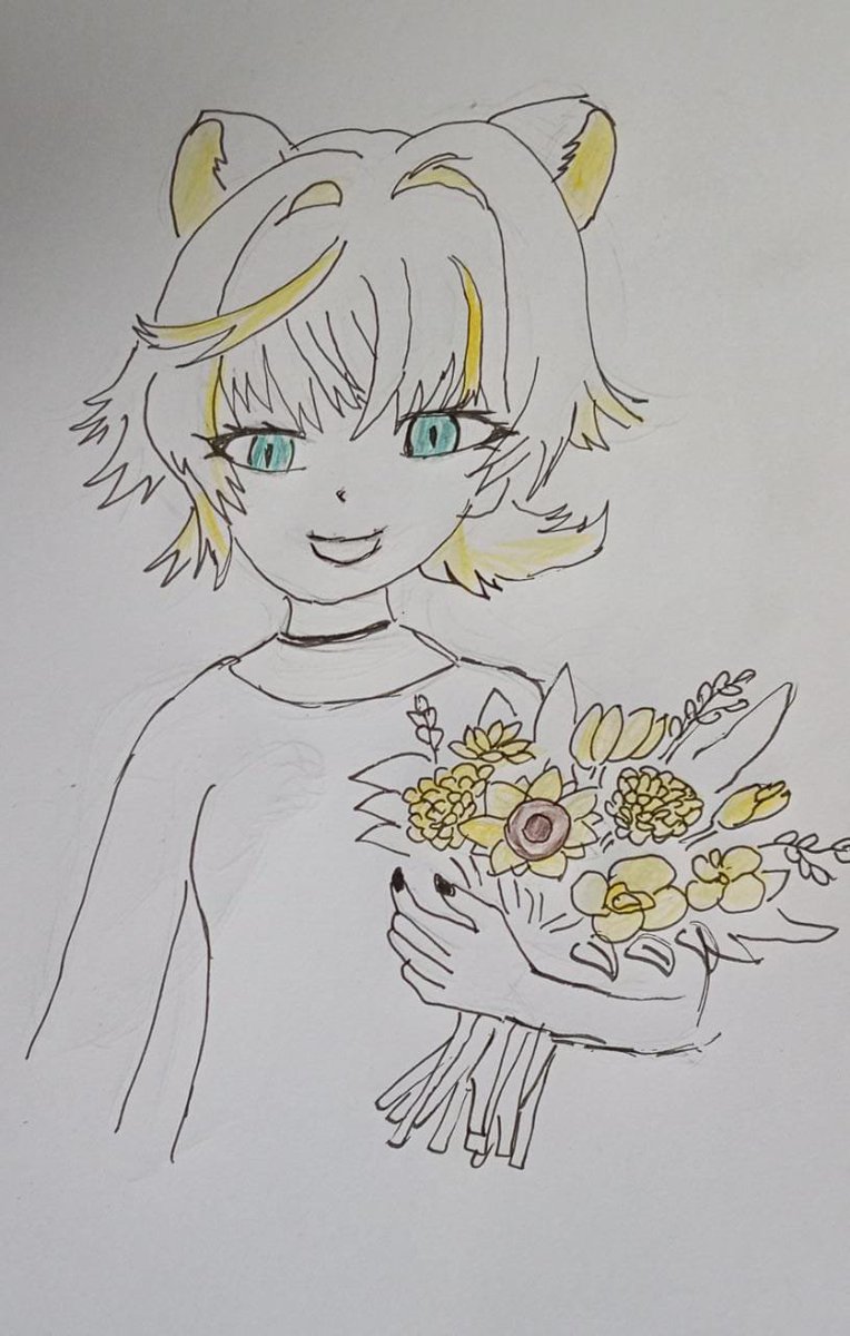 Neconini's tweet photo. Feliz cumpleaños Tata!
Hice este humilde dibujo para la personita más c̶u̶t̶e̶ COOL de este mundo y con mucho cariño, flores amarillas para ti!!
#TataDay26 https://t.co/pDFyH4CUpz