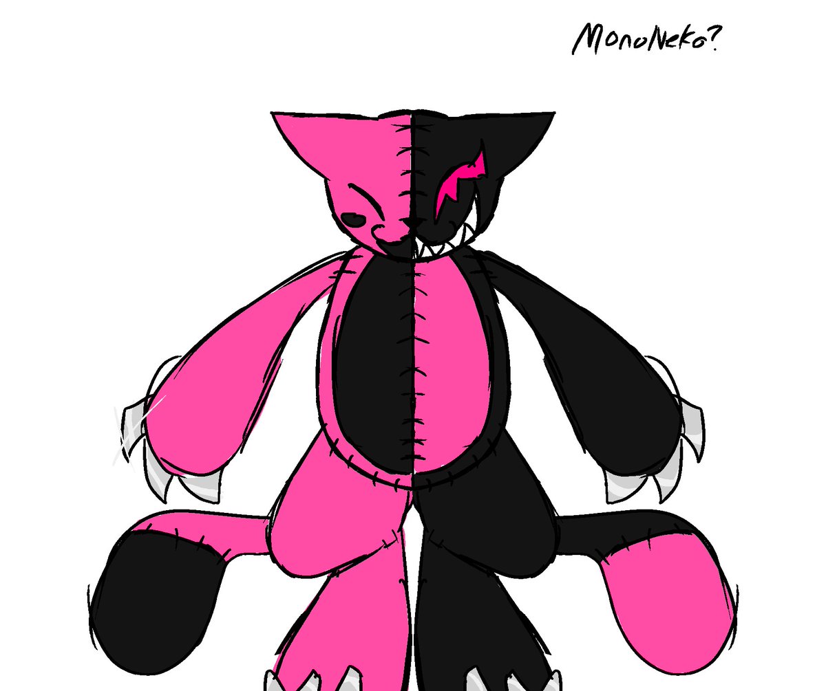 Neokattz's tweet photo. droppin th last thing out my drafts, but a while back i concepted a design for a monokuma inspired terminator cause i think it would fit in
two color pallets cause i couldnt decide, n its kinda meant to resemble a lolcat in a vauge way
no clue what theyd do tho
#pursuitcore https://t.co/LrtRTzeRZf