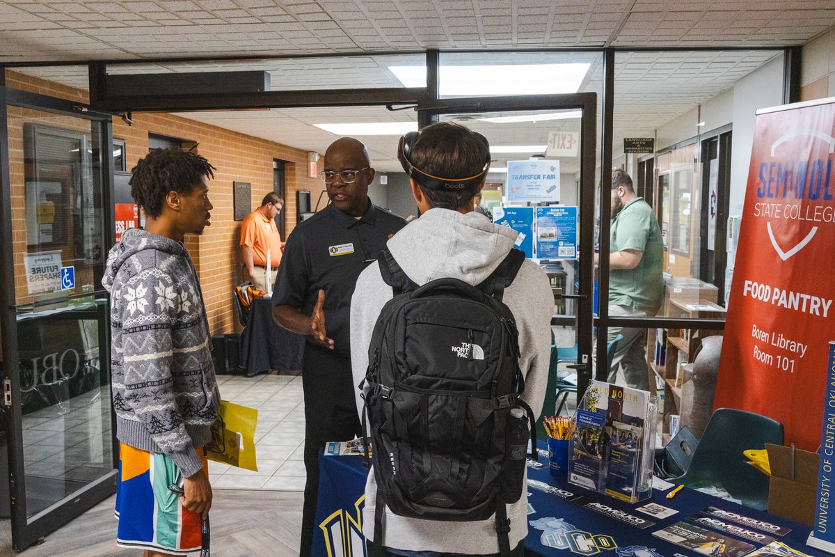 Seminole_State's tweet photo. SSC will host an Area Service Fair from 9 a.m. to 1 p.m. Sept. 30 in Tanner Hall. Area businesses and organizations can still sign up to participate and connect with the campus community.
Read more: https://t.co/bWTxnzT4go https://t.co/fALl1ARfNY