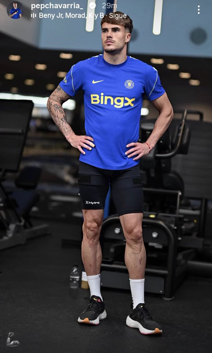 _CFCUnfiltered_'s tweet photo. Pep Chavarría via IG. 🦾

#CFC | #Chelsea https://t.co/ydxr27M2V6