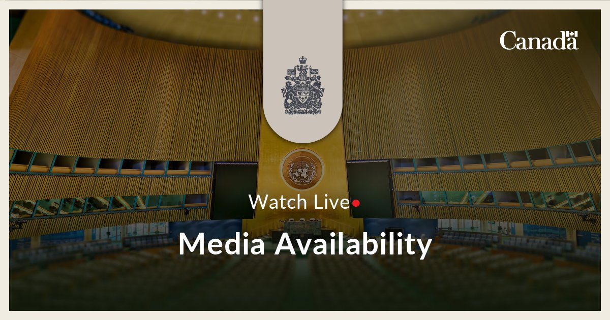 Text: Watch Live. Media Availability.