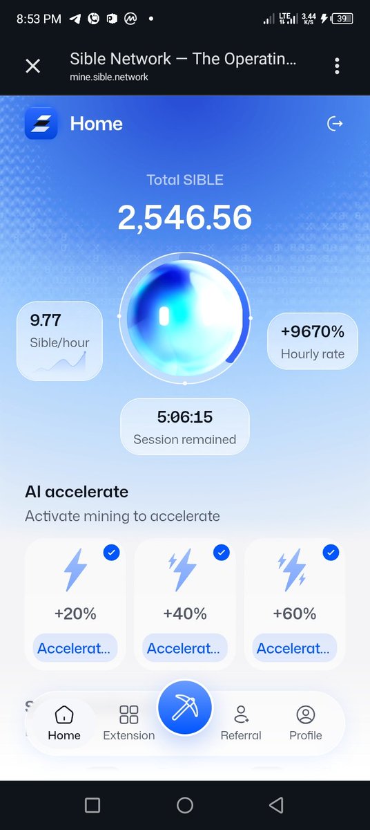 FelixOkah's tweet photo. 2.5k $Sible done โ
How many do you have?
Get started here ๐
https://t.co/JI0idAOHD1
Invitation code: Felix121
#Sible $Sible https://t.co/3RF1YQW2V8