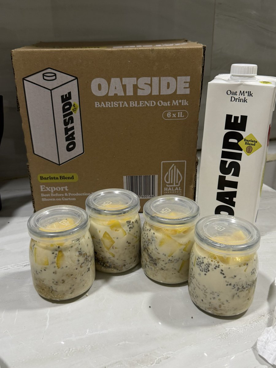 MaeAlvarezz's tweet photo. Mango overnight oats 🥭🥣 https://t.co/hkP4wfT1vW