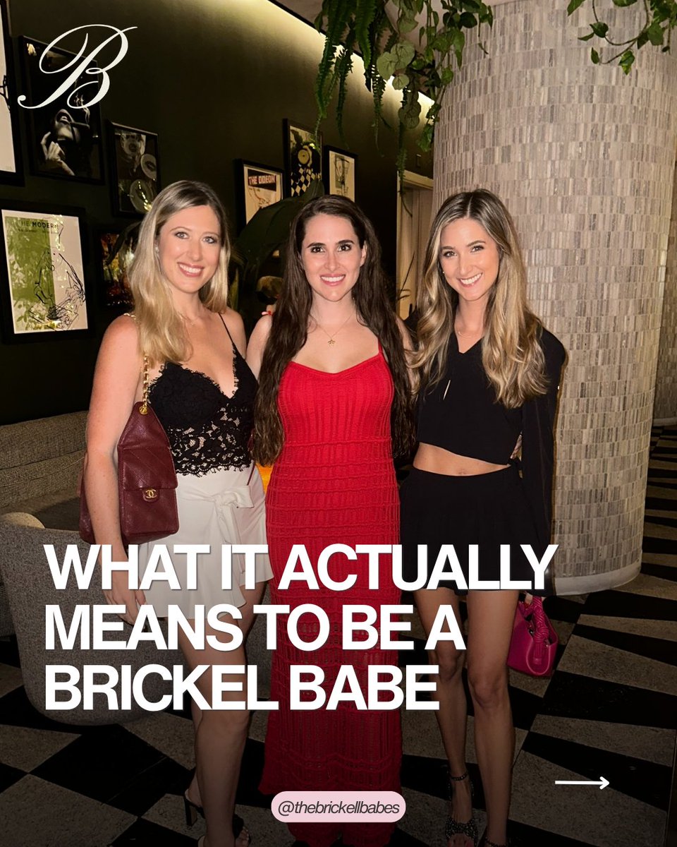 thebrickellbabe's tweet photo. Being a BB member means real friendships, real connections. A community that shows up in person, access to every BB event, and never doing Miami alone. Link in bio. #BrickellBabes https://t.co/7UtzE1Zf3A