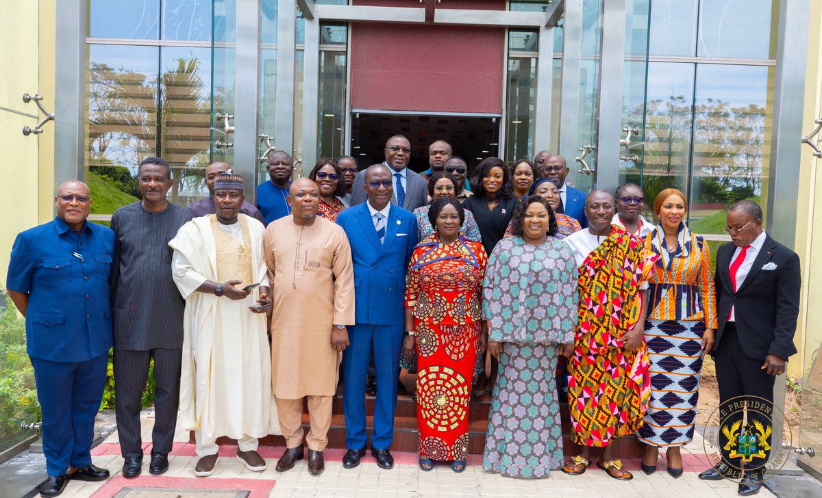 NJOAgyemang's tweet photo. I received the Speaker of the ECOWAS Parliament, Rt. Hon. Hadja Mémounatou Ibrahima, and Members of the ECOWAS Parliament in my office following the opening of the Second Extraordinary Session and Parliamentary Seminar in Accra.

The Speaker thanked the government and people of Ghana for the warm reception and hospitality extended to the delegation. I welcomed them on behalf of His Excellency, President John Dramani Mahama, and reiterated Ghana’s belief that many of the challenges facing our region are best addressed collectively.

That collective approach must be reflected in how we work together. We need even stronger intelligence sharing and closer cooperation on skills development, with particular attention to our young people’s prospects. 

Ghana has a longstanding commitment to African integration, rooted in a strong Pan-African vision and sustained by our continued support for regional cooperation. Citizens across our region must increasingly feel the benefits of ECOWAS and regional integration in their daily lives. The success of our resolutions should therefore be measured by their implementation and tangible results.