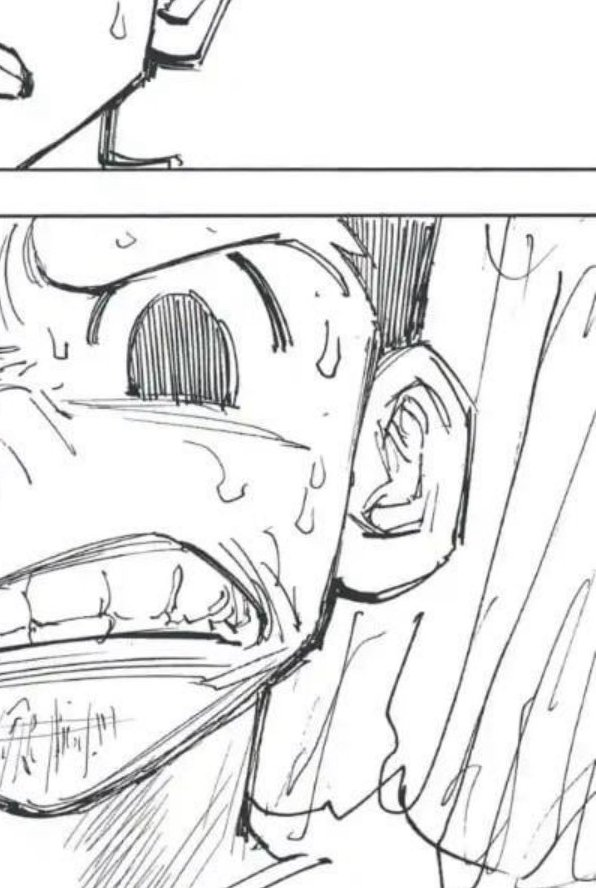 Natan_com_N's tweet photo. Reparei uma coisa aqui. 
Cada lado do rosto dele demonstra uma feição

(Deve ter uma inspiração do painél do Goku dps de matar o Freeza) https://t.co/TdOMNamy9r
