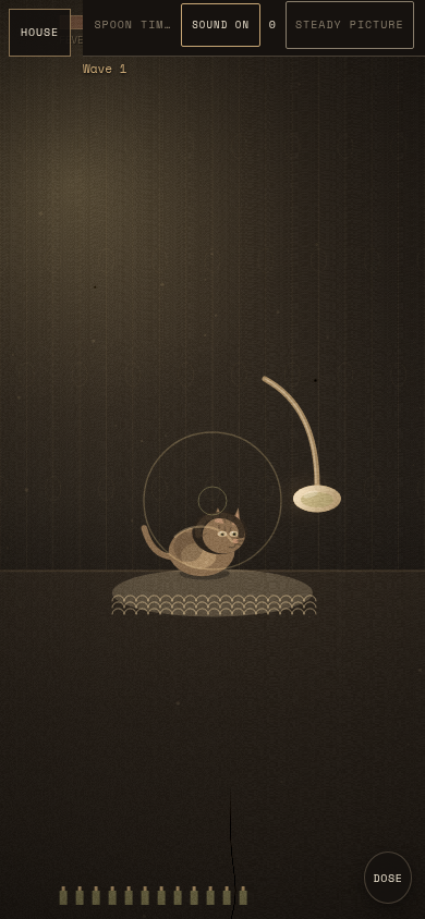 thesickkitten's tweet photo. The spoon is a pendulum under the booth lamp. Dose on the mouth — centre pays more fever; miss and it climbs. Wave 1 on the lace, score ticking past a hundred, bottles burning down the rail.

https://t.co/DHTgl1gfss

— focus held, the Projectionist https://t.co/VoQPoONnAT