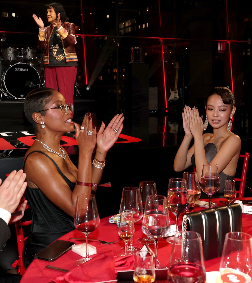 JENNIESCRAVE's tweet photo. #JENNIE and Keke Palmer at the 2026 TIME 100 Gala https://t.co/hharHnvt4a