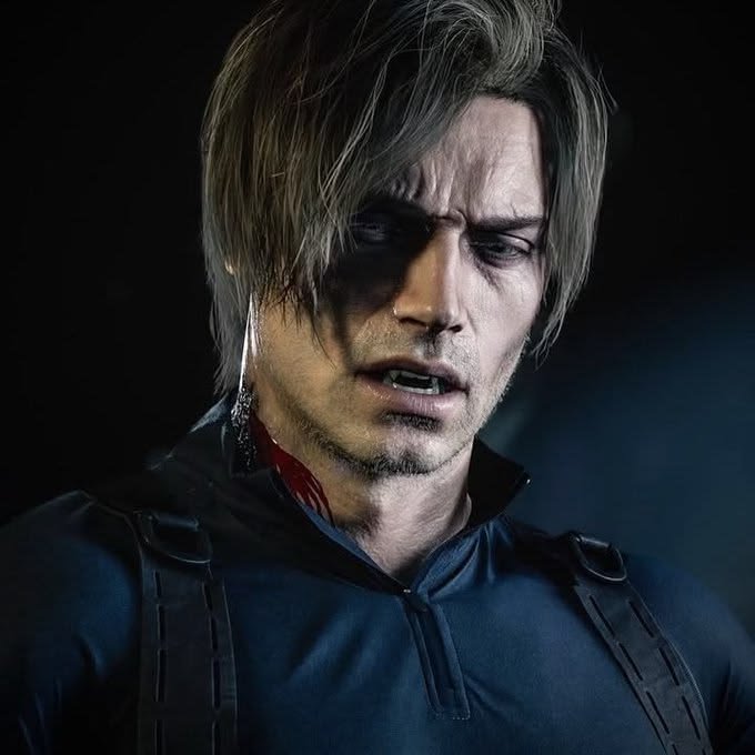 kennvdy98's tweet photo. I'm still not over Leon as vampire https://t.co/JpSjZEewH8