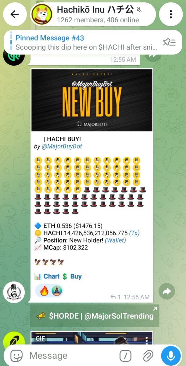 AndresReinoso96's tweet photo. New wallet activity is definitely picking up. A $1.5K buy is notable, but the next thing to watch is whether that flow keeps building across more holders.

$HACHI CA: 0xa53718A3B7B5Aa88265Efd7c0738e73FBaF8a775
X: @HACHIKOinu_RBH https://t.co/NwdX42eHFa