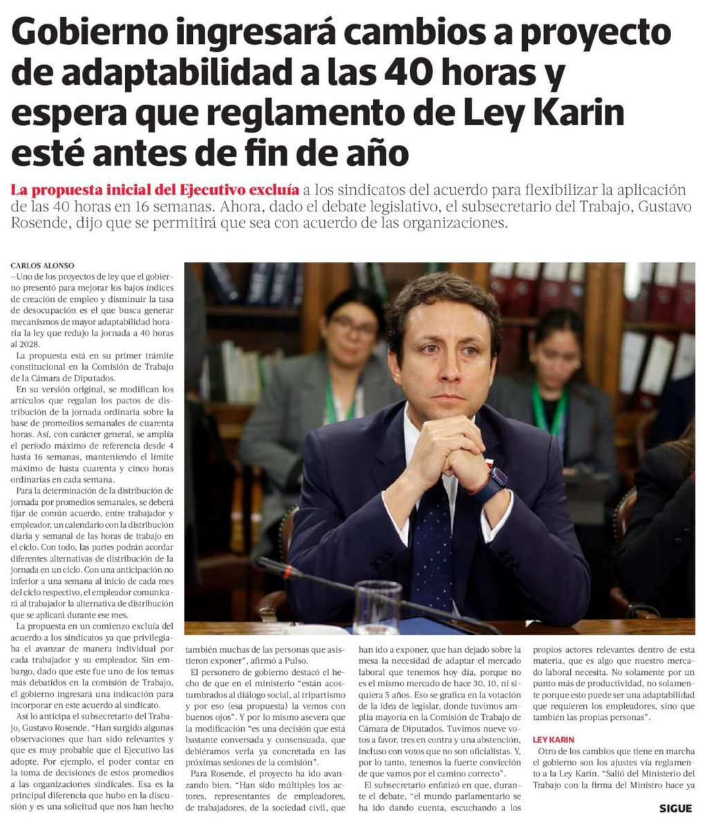 g_rosende's tweet photo. El mundo del trabajo cambia y nuestras políticas laborales también deben hacerlo. Avanzar en adaptabilidad, con participación sindical, y en la implementación de la Ley Karin es parte de ese desafío.

Seguimos trabajando para responder a las nuevas realidades del mundo laboral. https://t.co/h0EZ0fItDa