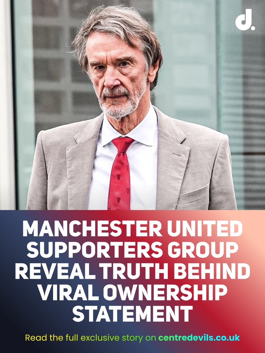 centredevils's tweet photo. 🚨🚨| 𝐄𝐗𝐂𝐋𝐔𝐒𝐈𝐕𝐄: Manchester United supporters group reveal truth behind viral ownership statement.

Manchester United Muslim Supporters’ Club have clarified their viral statement.

🔗 Full story here: https://t.co/aLr7OfKz3X https://t.co/uatEAX3wvQ