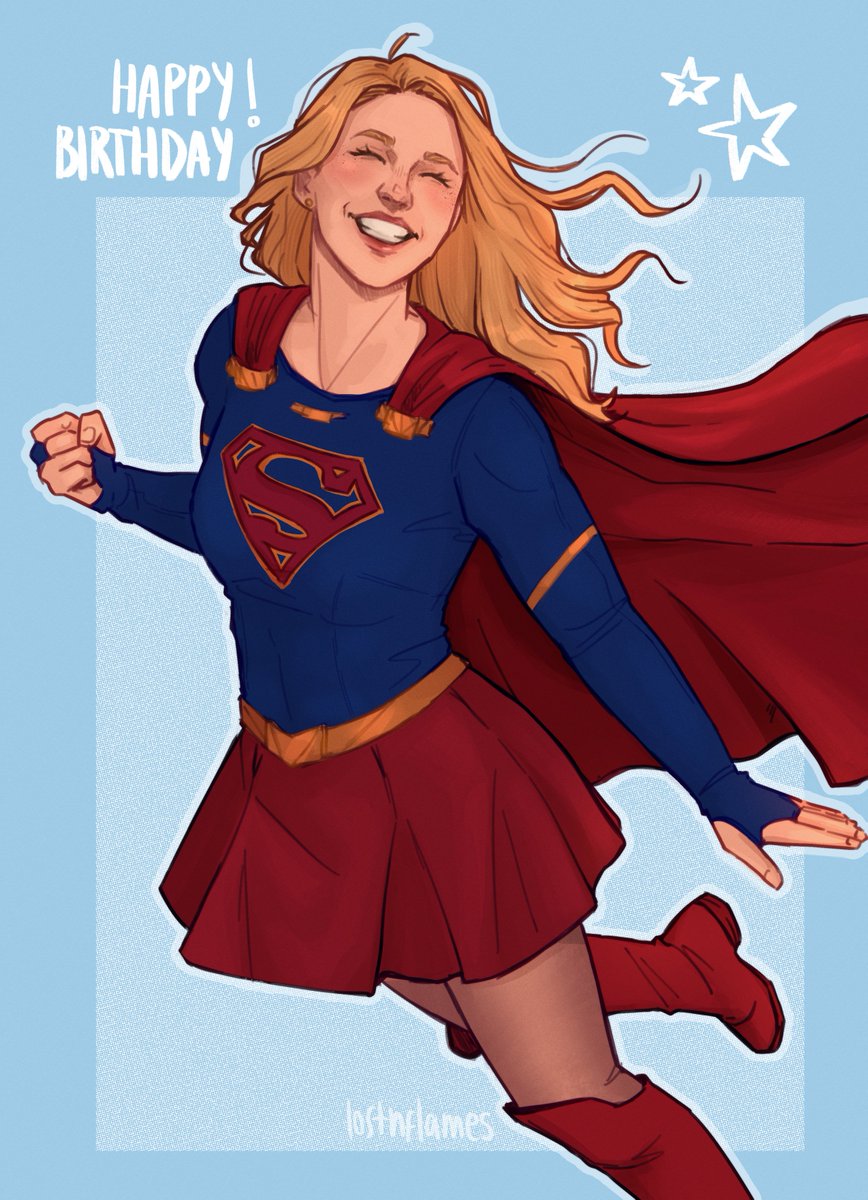 lostnflames's tweet photo. feliz cumple kara danvers t quiero mucho #supergirl https://t.co/5kj2TKYxdU