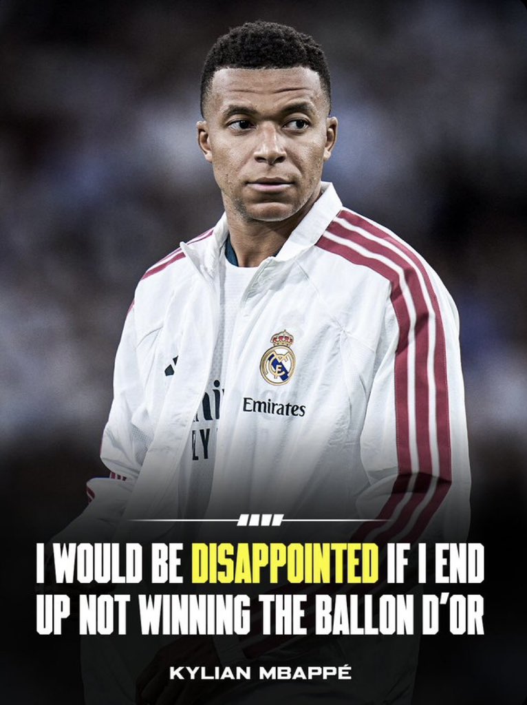 victoryOnBall's tweet photo. What level of delusion is this… 
Cus idk what’s giving mbappe this high hope.
If he  had won a trophy last season it’d be understandable but bro went trophy less c’mon now? https://t.co/EN5oao9Qgl