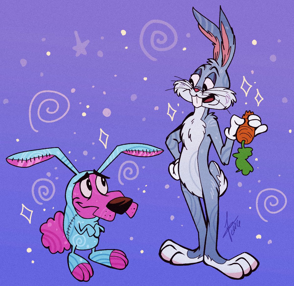 schumisnoopy's tweet photo. hey doc, you're a curious looking bunny https://t.co/EM1N6oeBlP