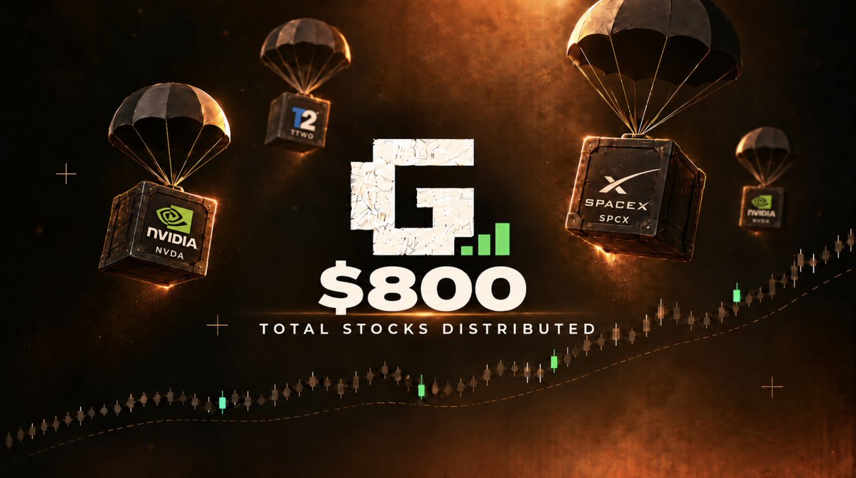 Griftwrld's tweet photo. $300 of $SPCX has now been distributed across San Verano in the last 5 hours. 

Yesterday saw $300 worth of $TTWO stock distributed through missions, with $200 of $NVDA claimed the day before all on @RobinhoodCrypto 

Total stock rewards distributed so far: $800.

Gasless redemption, server verified mission completion and onchain settlement.

Next stock drop mission coming and soon agents paying players for quests in stocks. 

https://t.co/JbfIyl9rH1