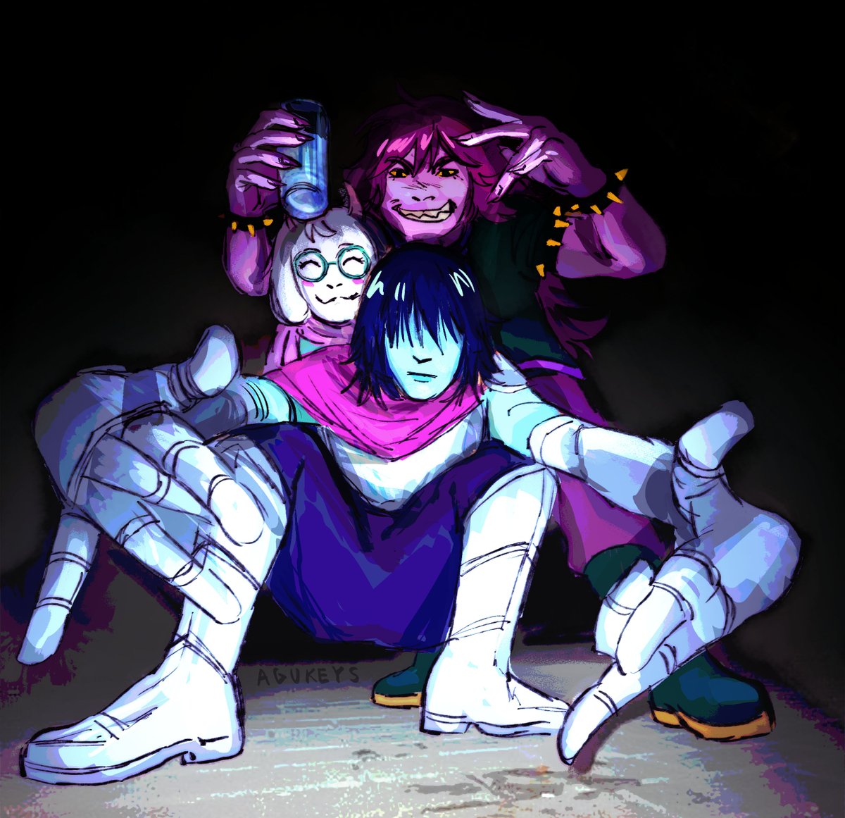 agukeys's tweet photo. it's them #deltarune https://t.co/7N6iCw4DqB