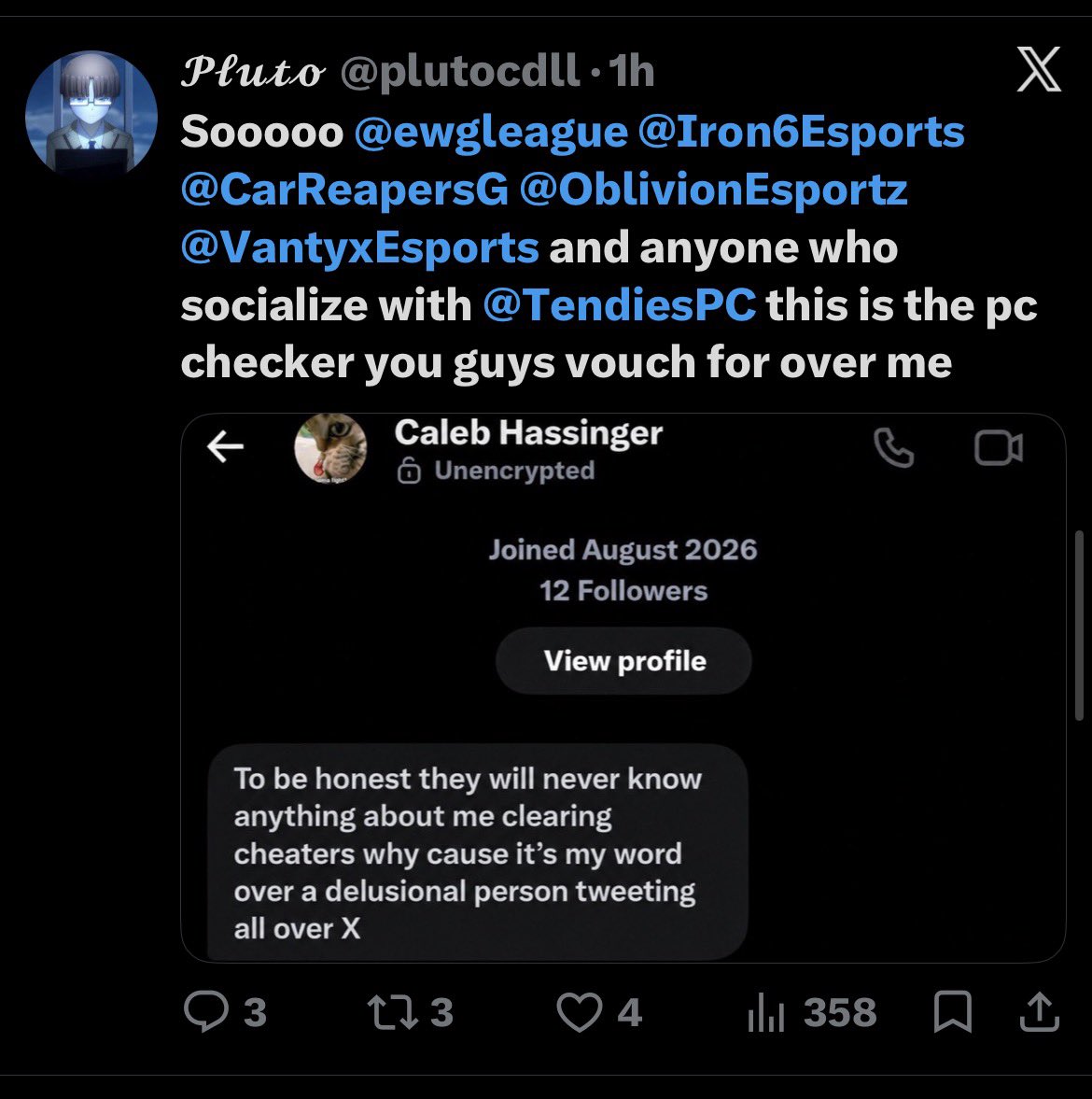 plutocdll's tweet photo. @TendiesVRML @TendiesPC picture saying AI when I posted it it didn’t say AI but it do now 😂😂😂 you went from your alt to your mane account your literally panicking Right now when I sent it to @b00gaming_Na it wasn’t AI https://t.co/bRrPLiZccL