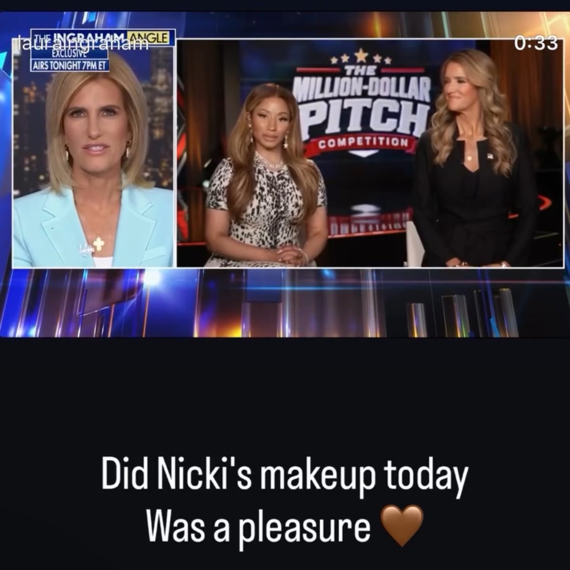 Diamond__Minaj's tweet photo. She did amazing on the Queen’s Makeup. 🥰

#MillionDollarPitch
#TheIngrahamAngle https://t.co/xjDyVo7BKm