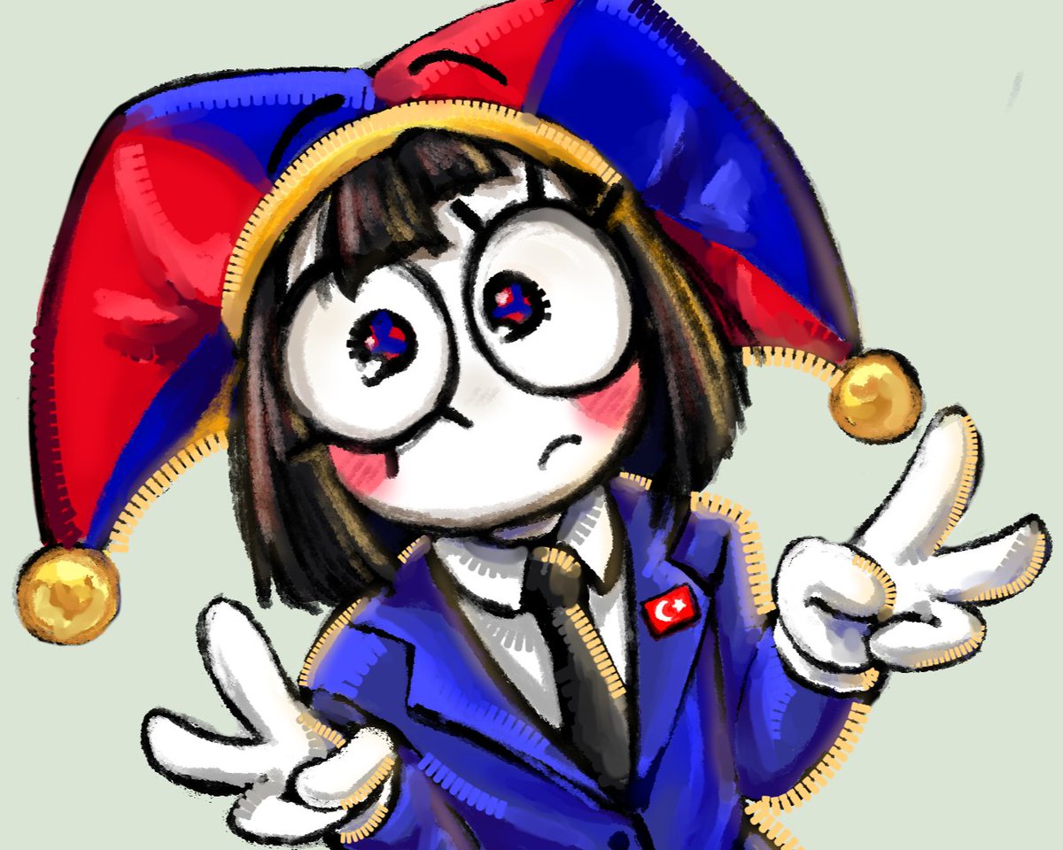 _enaaaaaaaaaaaa's tweet photo. who else voting her for the president #pomni https://t.co/oQM38NMyAE