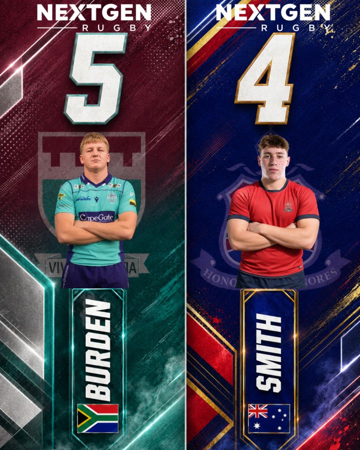 KarrenZuclich's tweet photo. The countdown to our Top 20 SH Schools of 2026 continues. Day 4 of our SH U18 XV: the Tight Five

1. Salamousas (Michaelhouse)
2. Luke (Nudgee)
3. Mikaele (St Kentigern)
4. Smith (Barker)
5. Burden (Stellenberg)

Full profiles below. https://t.co/a3auruTPgY
