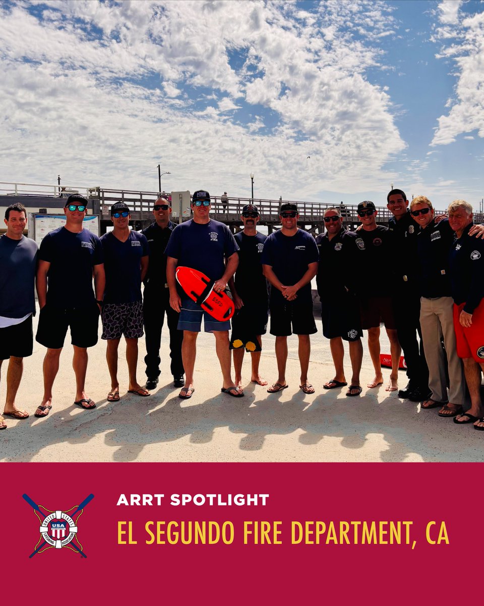 uslifesaving's tweet photo. ARRT Spotlight: El Segundo Fire Department, CA. Certified by the USLA in 2025 as an Aquatic Rescue Response Team (ARRT), @dept_el provides specialized ocean rescue response along approximately two miles of coastline. Learn more: https://t.co/kwe5hRxiPg https://t.co/N8Uec5jm0e