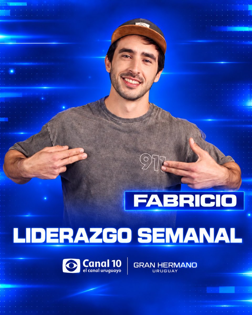 EspiandoOficial's tweet photo. Fabricio es el nuevo lider de la semana  🔥 ¿que te parece? #GranHermano #GranHermanoUY https://t.co/I2KcoEX8oO