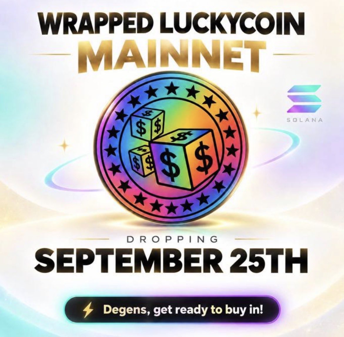 Tyms8k's tweet photo. @AltcoinDaily luckycoin:native New Era ! Bridge in Solana 🚀🚀🚀 https://t.co/cREt4BQqt1