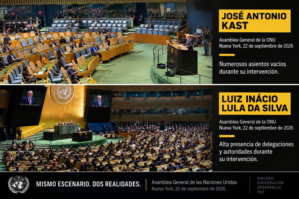 RobertoMerken's tweet photo. 🔴 Cuando se tiene peso internacional se nota, lo que acaba de suceder a Chile en la ONU es bochornoso.

🔴 José Antonio Kast tiene que responder ante los cuestionamientos a una escasa preparación. https://t.co/kqvqdoRlDm