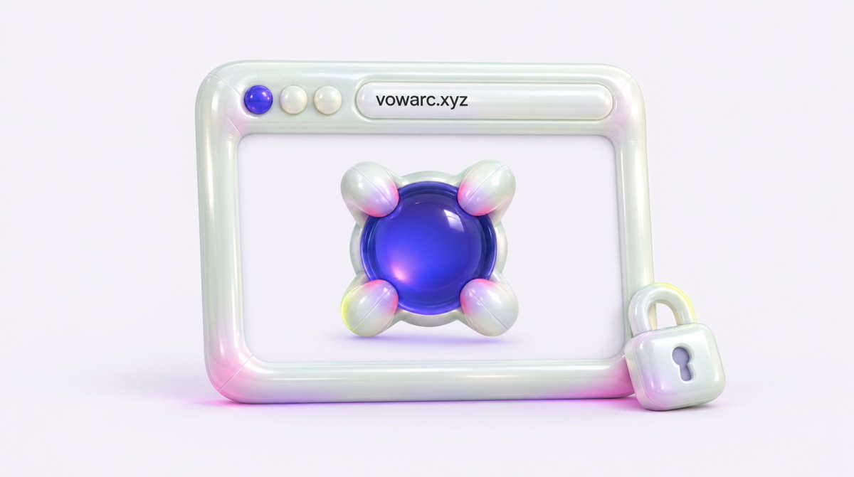 VowOnArc's tweet photo. Introducing https://t.co/YI8Mh2MsTA.

The VOW site is up: what an on-chain guarantee is, the two modes, and why Arc.

Protocol and $VOW launch together. Until then, read.

A promise. Locked in USDC.

Launching soon on @Arc... https://t.co/Y4PKylOOA5