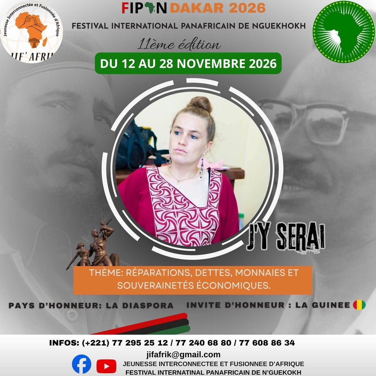 coline_fay's tweet photo. Pour soutenir le Festival International Panafricain de Nguékokh -Fipan 👉🏾

https://t.co/LtYiQcTl41 🤜🏽🤛🏾

Réunir par le Panafricanisme ceux qu'ils veulent diviser par l'impérialisme 
❤️🖤💚 https://t.co/nDKDuBLaJC