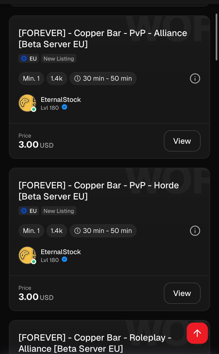 tiffplzz's tweet photo. i wanna meet the person paying $60 for a stack of copper bars in a game that will auto delete itself within the next lunar cycle https://t.co/0qxP6v63XH