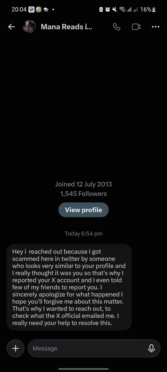 tlefirstone_mom's tweet photo. GUYS URGENTLY, I NEED EVERYONE TO BE CAREFUL. I THINK MANA'S ACCOUNT GOT STOLLEN AND ITS SENDING SCAM TEXT TO EVERYONE SO PLEASE IF YOU GET SENT THIS TEXT LIKE ME IGNORE. https://t.co/9yEho21gre
