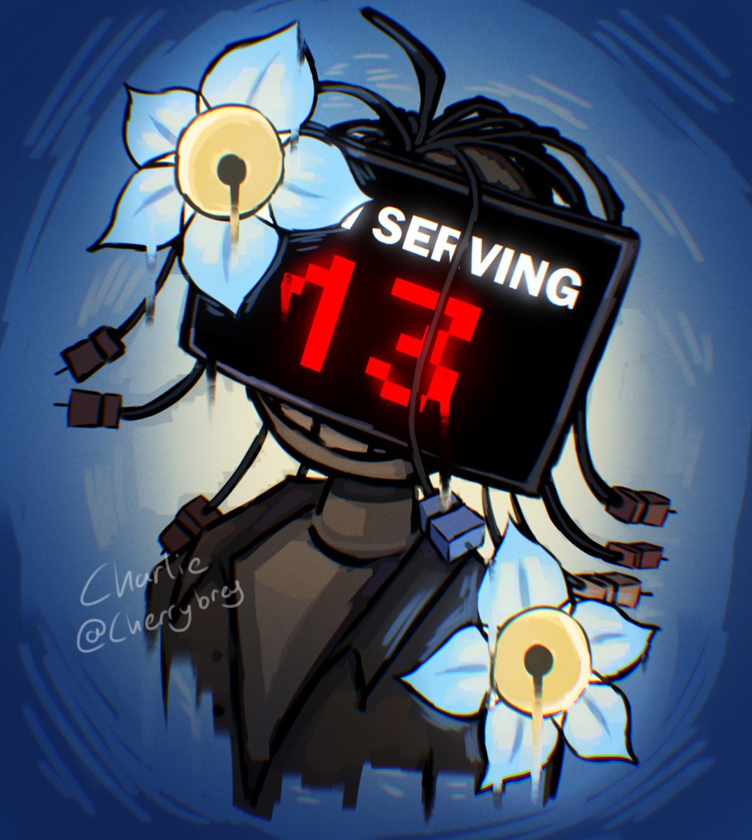 Cherrybrey's tweet photo. teller looks pretty with the forget-me-nots on her ^^

(though tbh, not too sure if i'm proud of this piece)
#robloxdoors #doorsfanart #digitalart https://t.co/s6u0rzbDjx
