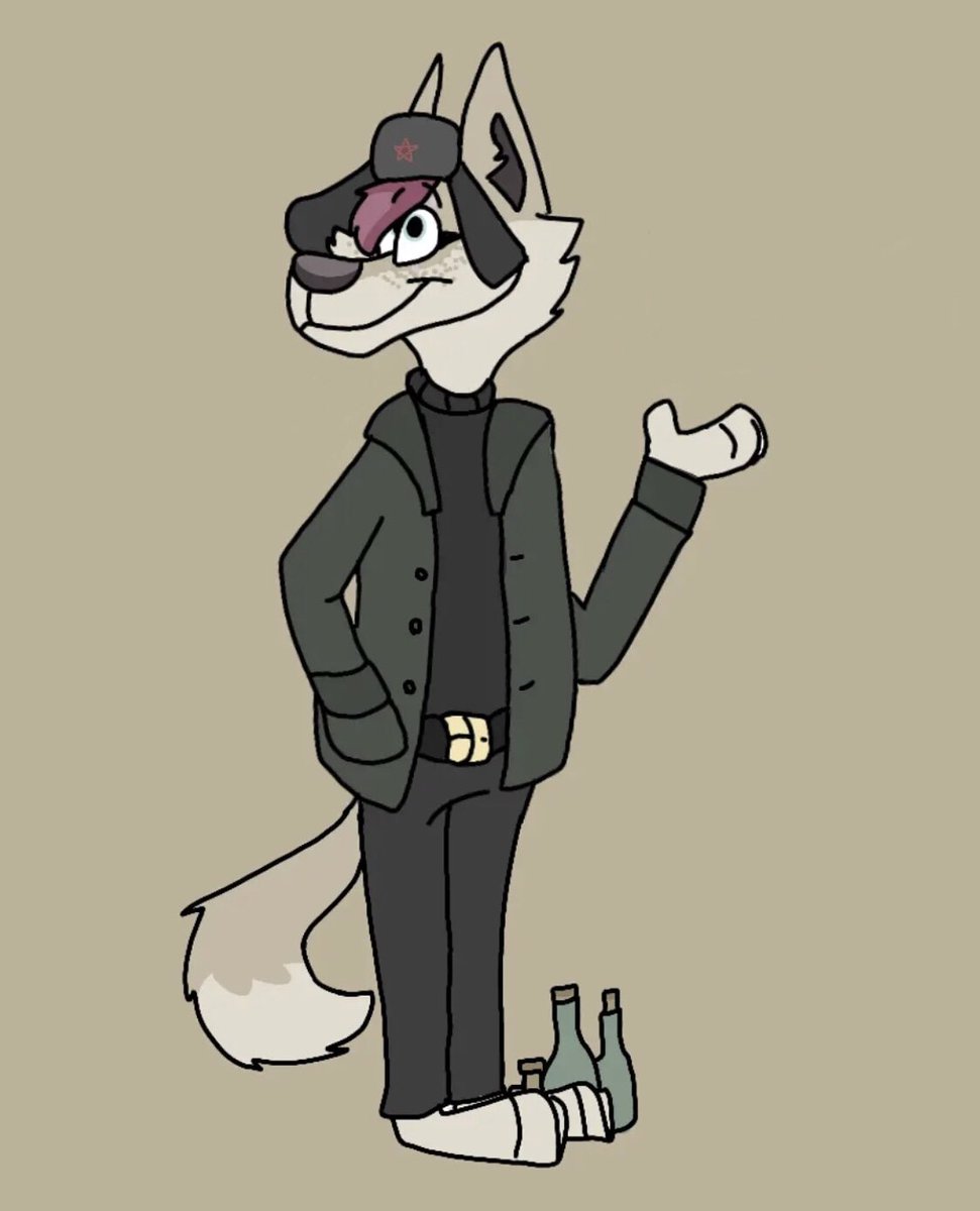 Zarethiaae's tweet photo. just chilling in style 🐺✨ new character art drop!

#furry #furryart #digitalart #characterdesign #furryoc https://t.co/fyNIZxTOOC