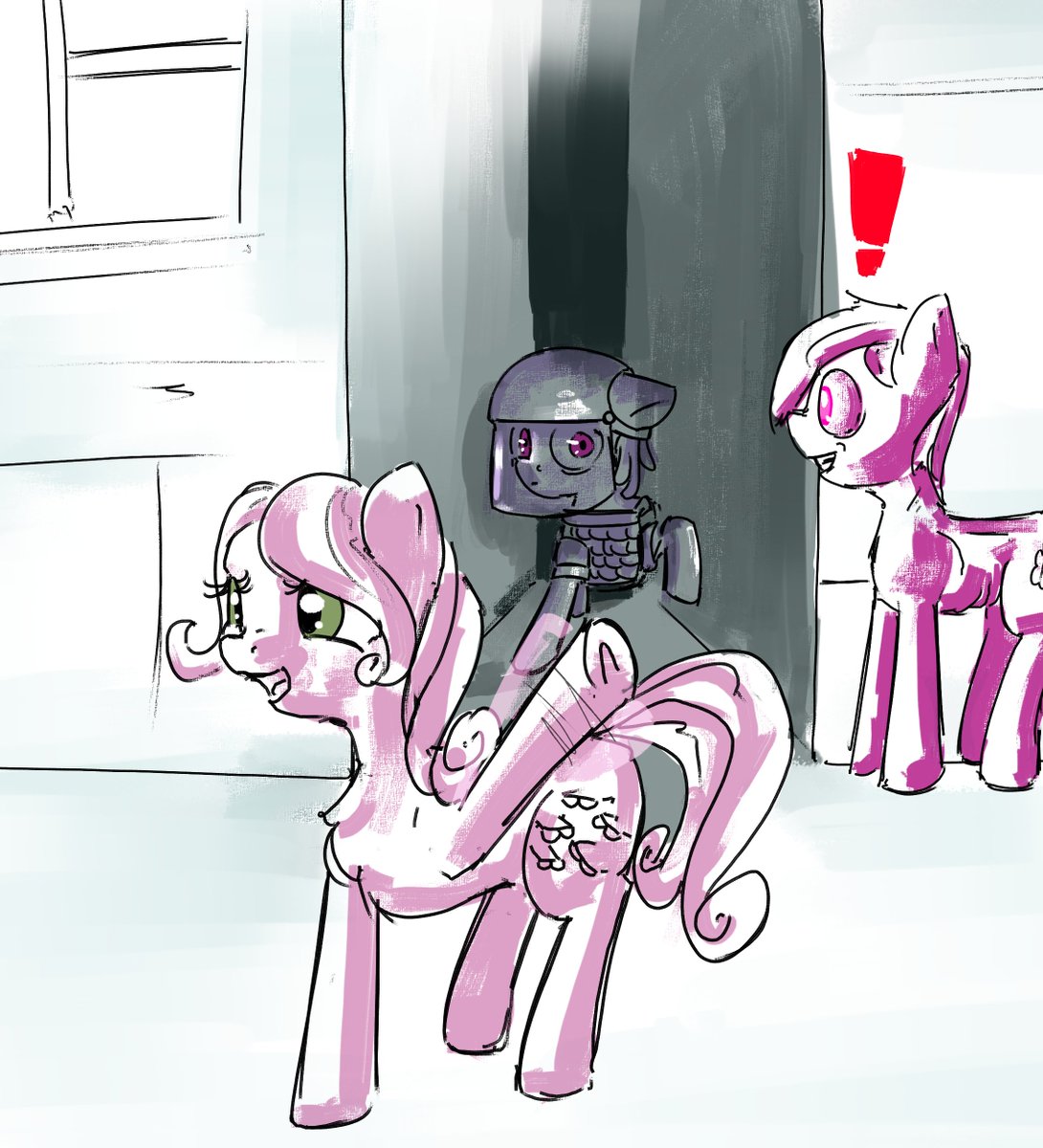Infinity_Stool's tweet photo. I didn't know that I would suddenly feel nostalgic for the early Rozovopokalipsis art. That was 4 years ago... https://t.co/39PZWYH4pY