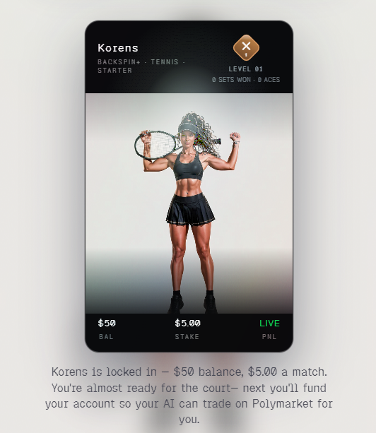 0xKorens's tweet photo. an AI model generated +$13,400 for its users in one week across just 4 tennis tournaments

all of this can be verified on Polymarket and any of you can be one of those users

@rainmakerdotfun is building an autonomous AI trading agent for Polymarket

their Backspin+ model is already showing strong results:

→ +50% ROI for users who joined
→ 13 wins in a row right now
→ +$13,400 generated in just one week

but the most interesting part is this:

→ you don't need to build your own model
→ you don't need to spend hours analyzing every match
→ you can simply sign up and have the AI trade for you

AI is starting to move from human predictions to profitable AI trading for you

and tennis might be one of the first places where we see it happen at scale

past performance is not a guarantee of future results

try: [https://t.co/HstFa3MJn0]