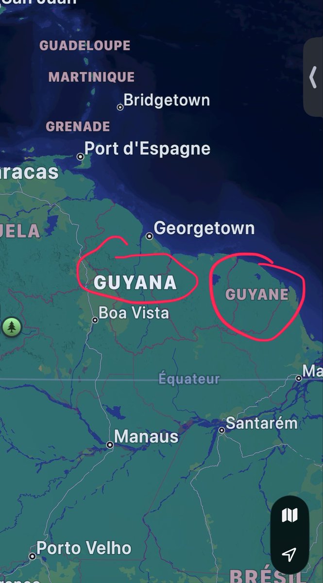 ParisLagouira3's tweet photo. @Emmanuelle_Gve Au Guyana 🇬🇾 ça pue le Mazoute, au Venezuela Pareil… en Guyane Française… même pas un Verre 🥃 ??? 

La Vérité arrive. 

#CommonSense https://t.co/IByhgH9dk8
