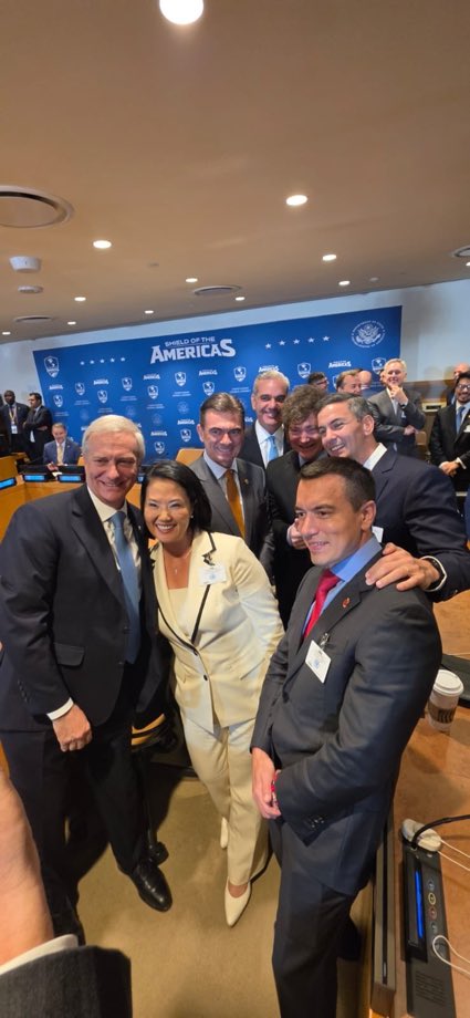 CMonteroOficial's tweet photo. Los perritos latinoamericanos de Trump in the house #ONU 🐶🐕‍🦺🐕🦮 https://t.co/PuMVVFkHn0