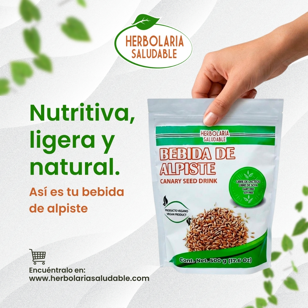Herbolaria_S's tweet photo. ¡Nutritiva, ligera y natural! 🌱✨
Bebida de #alpiste, la opción ideal para tus órganos internos y promover una #desinflamación natural del #hígado, los #riñones y el #páncreas. Además, es un #suplemento libre de #gluten y #lactosa, con un alto contenido de proteínas💪✨ https://t.co/1cOsSDltuN