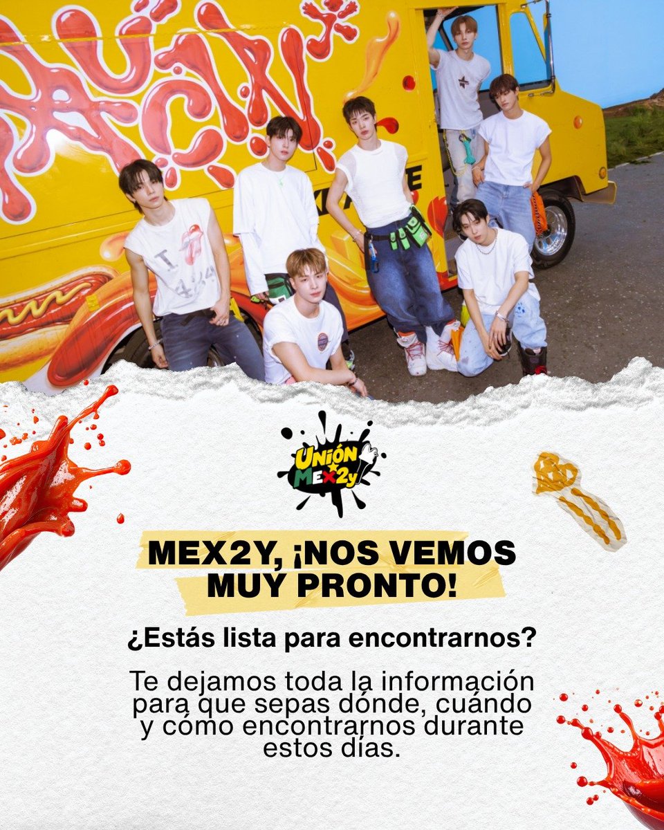 unionmex2y's tweet photo. 💙✨ MEX2Y, ¡NOS VEMOS MUY PRONTO! ✨💙

📍 Puerta 6, Estadio GNP Seguros
📅 25 y 26 de septiembre
⏰ 2:00 a 4:00 PM

🎁 Kits y banners
🎲 Dinámicas
💌 Freebies

📢 Cualquier actualización se compartirá por nuestros canales oficiales

#NEXZ #NEX2Y #NEXZenMexico #MEX2Y #StrayCity https://t.co/jE2c3ogb6z